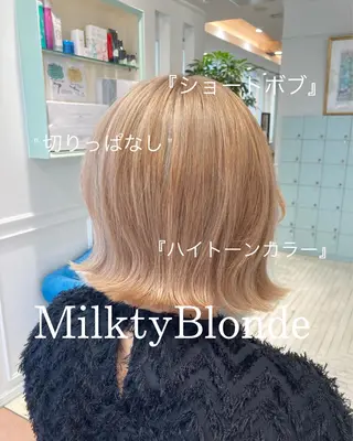 ショート カラー ヘアアレンジ Zina渋谷エリア マネージャShionのヘアスタイル