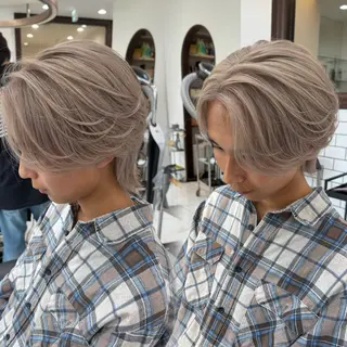 カラー メンズ 菅野 心悠/メンズヘアのヘアスタイル