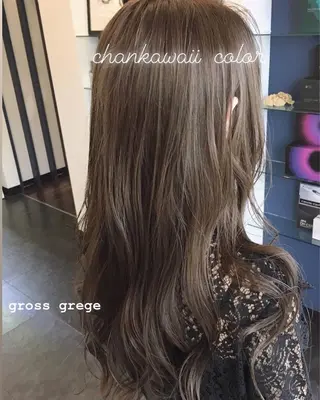 ロング カラー 川合 勇気のヘアスタイル