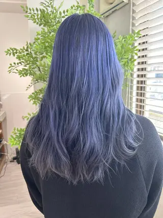 ロング カラー 💙まこと💙艶 カラー(Rico)のヘアスタイル