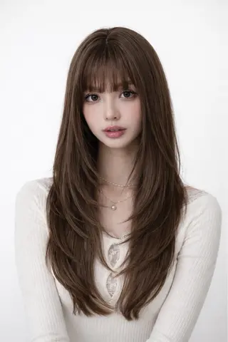 ロング COA GINZA所属・レイヤー/前髪顔周り COA/Minamiのヘアスタイル