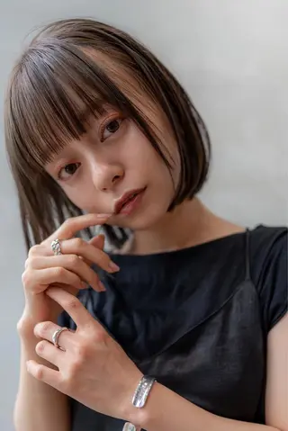 ショート カラー 10月限定モニター 髪質改善美髪矯正のヘアスタイル