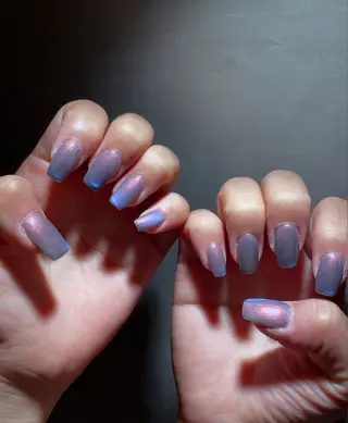 ネイル Rika🌼 シンプル•マグネットのネイルデザイン