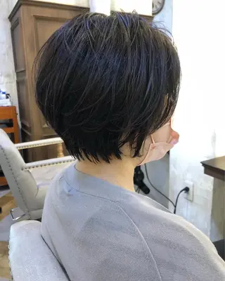 ショート カラー 鷺沼駅徒歩1分 キシタクのヘアスタイル