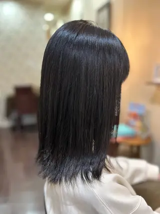 セミロング パーマ 松田 佳純のヘアスタイル