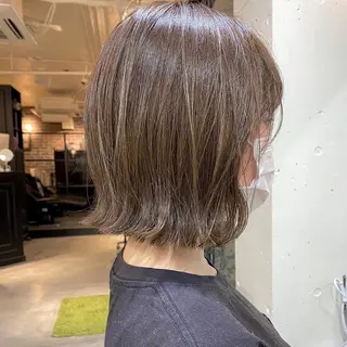 ミディアム カラー ヘアアレンジ 【ダメージレス施術】 【透明感】北村 拓也のヘアスタイル