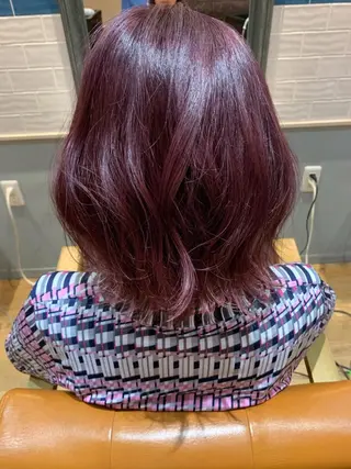ミディアム ✨縮毛矯正✖︎顔周り レイヤー✨ナカムラのヘアスタイル
