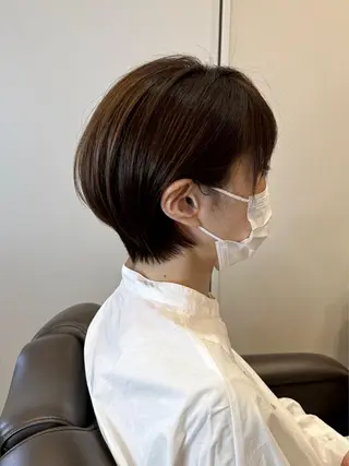 ショート 前田 加奈子のヘアスタイル