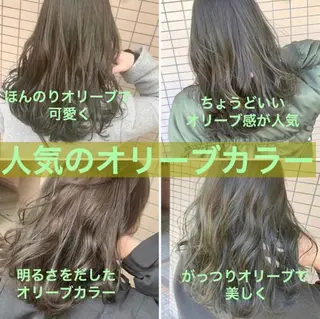 カラー ブリーチなしで 全国から予約殺到♡のヘアスタイル