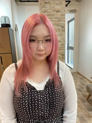 ロング カラー YUI/ ブリーチカラー🌷のヘアスタイル