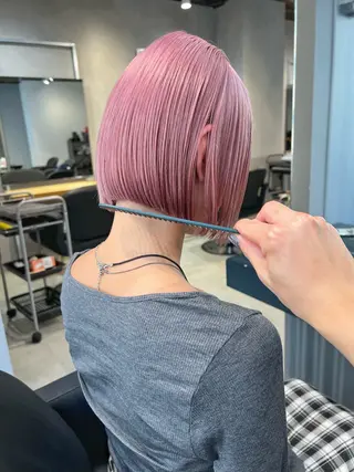 ショート 🌈ハイトーン/ボブ 🌈のヘアスタイル