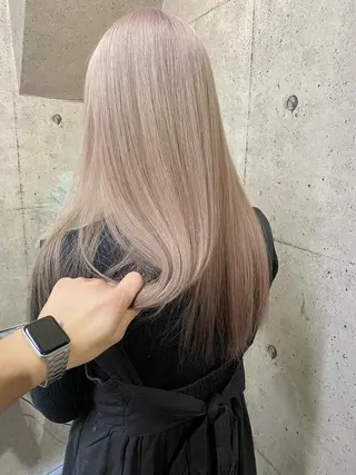 ロング カラー ⭕️ダメージレス特化 髪質改善🥇丸山憲人のヘアスタイル