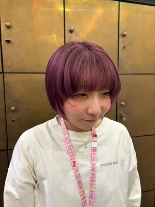 ショート カラー 【似合わせカラー】 サナ🎶のヘアスタイル