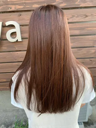 ロング カラー 中本 愛理のヘアスタイル