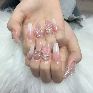 ネイル 🎀nana🫧 ワンホンネイル🎀のネイルデザイン