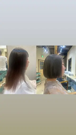 ミディアム カラー たけかわ みずきのヘアスタイル