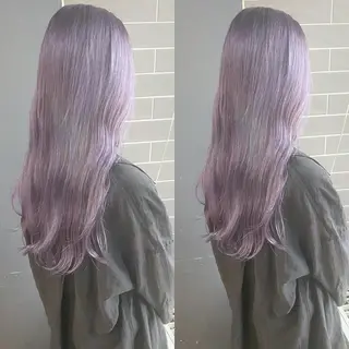 ロング カラー yoriダブルカラー 代表すがわらのヘアスタイル
