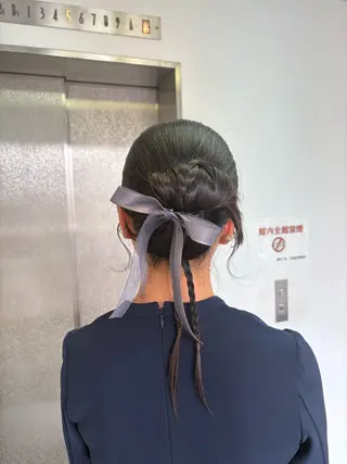 ロング ヘアアレンジ saya （サヤ）のヘアスタイル