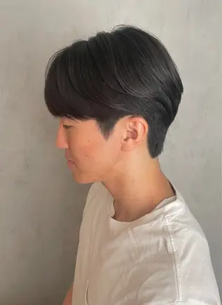 ショート パーマ メンズ 篠原 一成のヘアスタイル