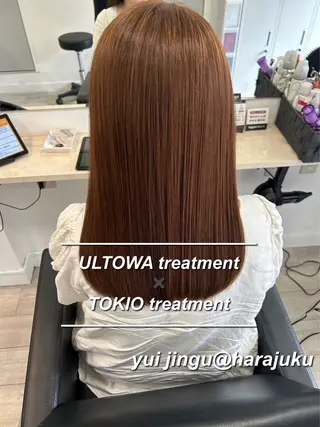 セミロング カラー パーマ ヘアアレンジ メンズ ワット 原宿のヘアスタイル