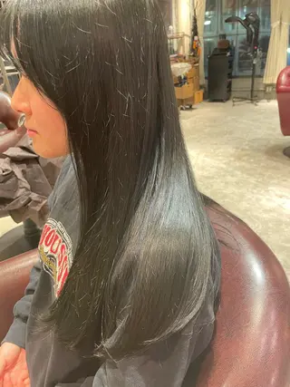 ロング カラー 千葉 涼のヘアスタイル