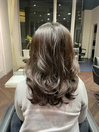 セミロング パーマ 撮影モデル様募集✨ ケンジのヘアスタイル