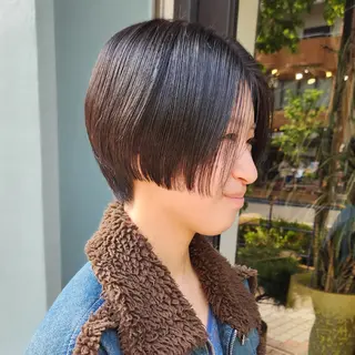 ショート ハヤシ マユ ✂ 府中美容室のヘアスタイル
