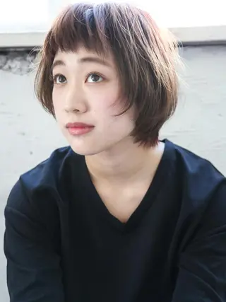 ショート 石渡このみ 🍊レイヤーカットのヘアスタイル