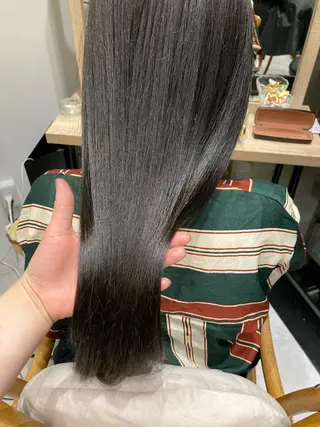 ロング カラー ✨色持ちの良い艶 カラー✨蟹江真世のヘアスタイル