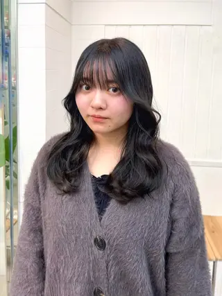 ロング 【メンズ特化】ニュア ンスパーマ/RIKUのヘアスタイル