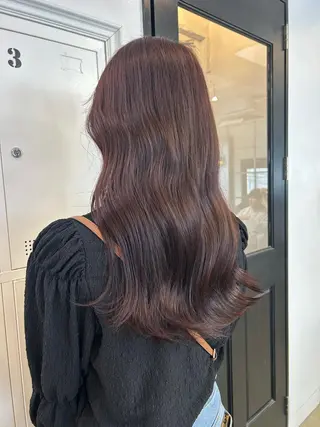 カラー 🤍垢抜け♡透明感 カラーmoeka🤍のヘアスタイル