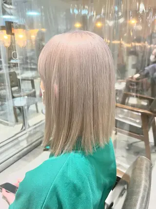 セミロング カラー ヘアアレンジ 🌈インナーカラー ‘ショウマ’🌈のヘアスタイル