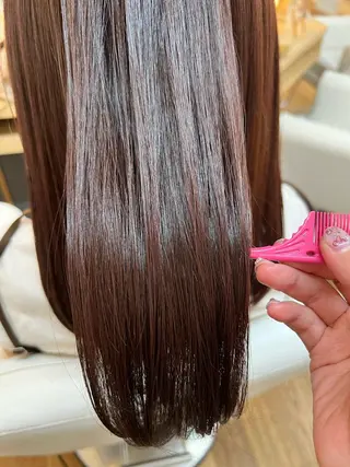 ロング カラー ✂︎HITOMI✂︎ 副店長のヘアスタイル