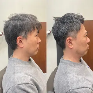 ショート メンズ 💈トレサンパ 💈金山駅✂︎愛実のヘアスタイル