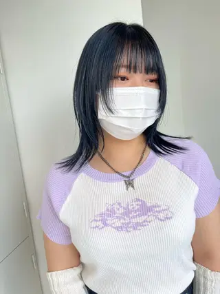 ミディアム カラー 【代表】 辻龍樹のヘアスタイル