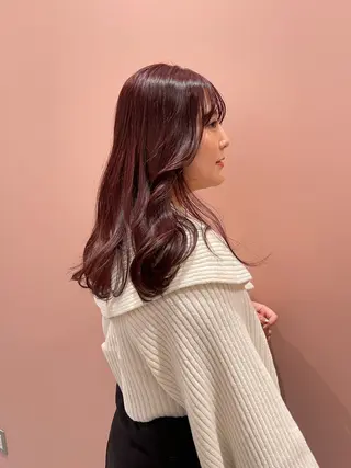 セミロング カラー 🫧髪質改善/縮毛 矯正/RIKOのヘアスタイル