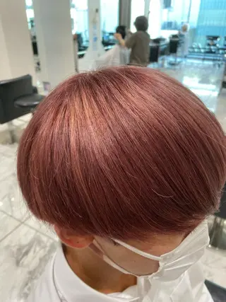 ショート カラー メンズ ミディアムレイヤー 添田晃基のヘアスタイル