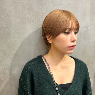 ショート カラー ショート/ウルフ ハイトーン/カイセイのヘアスタイル