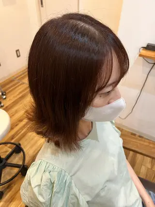 ミディアム カラー 🐰ハイトーンカラー 畠山 渡🐰のヘアスタイル