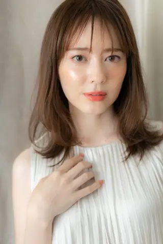 ミディアム カラー パーマ クセ毛解決💠艶髪 縮毛矯正💠棚村竜太のヘアスタイル