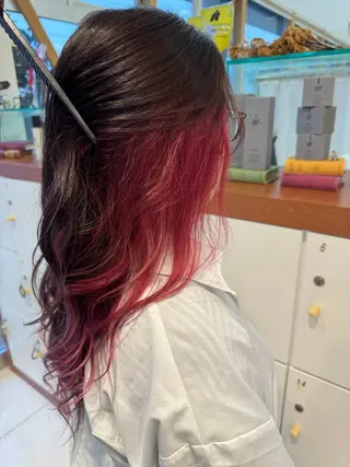 セミロング 日置 大智のヘアスタイル
