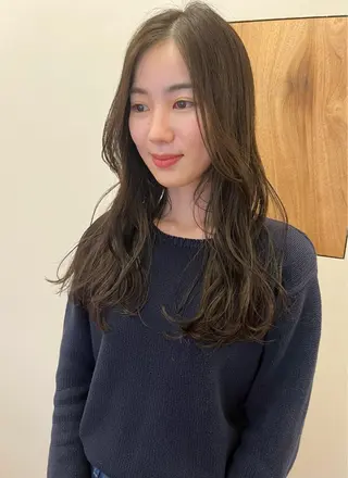 ロング カラー 西山 紗耶香🪽 透明感カラー/ボブのヘアスタイル