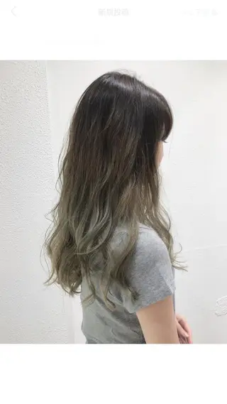 ロング カラー 当日予約🆗✂︎ ウエモト　タクのヘアスタイル