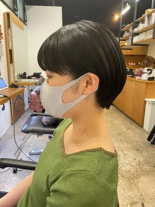 ショート 🌿レイヤーボブ/パ ーマ🌿 木梨健太のヘアスタイル