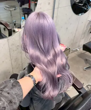 ロング カラー フジマ ハルナのヘアスタイル