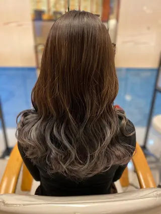 ロング へんみ みかのヘアスタイル