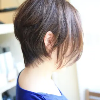 ショート カラー 新生活応援★半額/ 25歳以下　“内間”のヘアスタイル