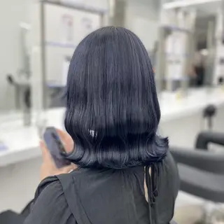 カラー 大人っぽ韓国ヘア 寒色💙yuma💙のヘアスタイル