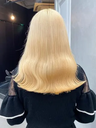 ロング カラー ヘアアレンジ 🫧透明感カラー/ ナルハ🫧のヘアスタイル