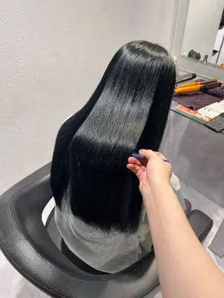 ロング 艶カラー美髪縮毛矯正 /髪質改善✨️ユウキのヘアスタイル